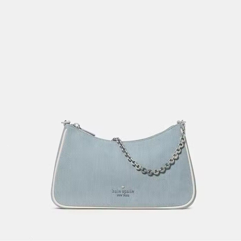 ♠️Kate Spade Margot Denim Convertible Crossbody Bag, Blue Multi NEW NWT